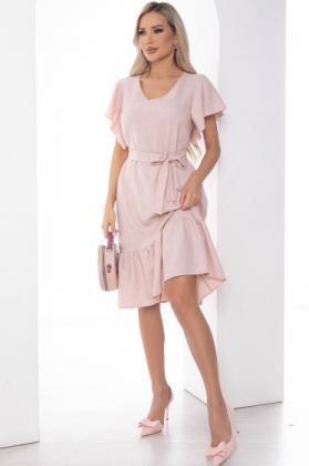 Платье Энжел розовое